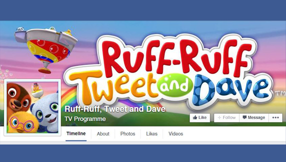 Ruff-Ruff, Tweet and Dave now on Facebook!